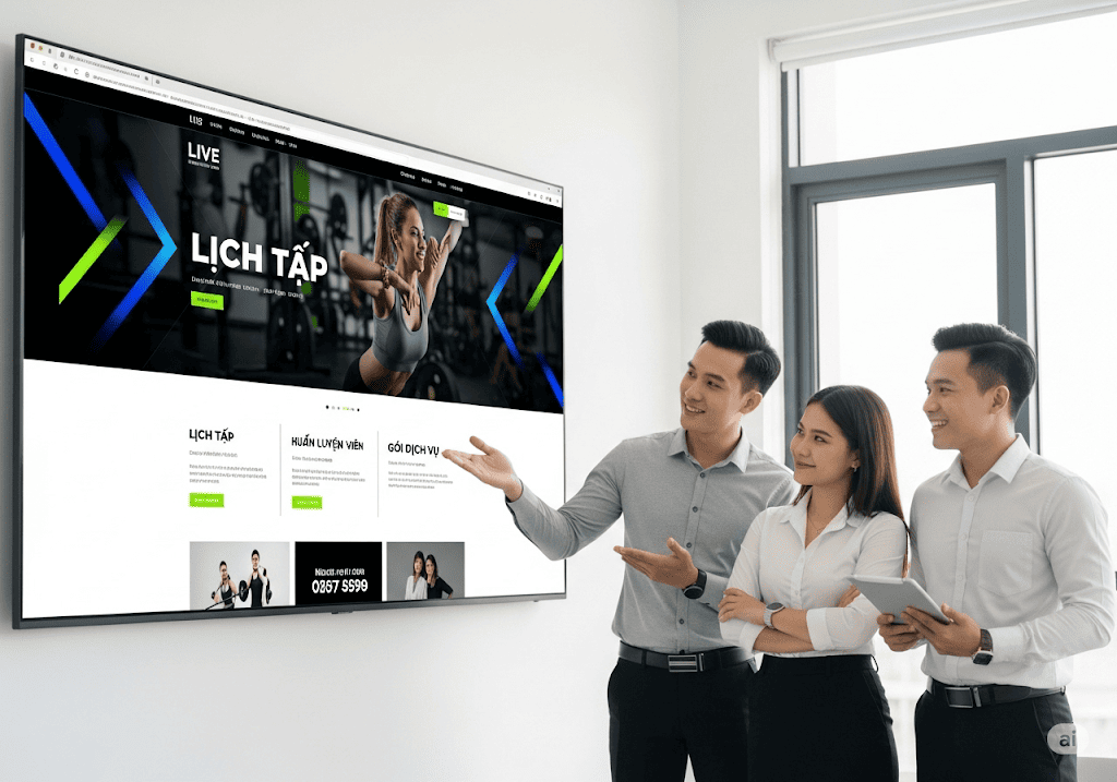 Các dự án website fitness chuyên nghiệp đã được triển khai thành công