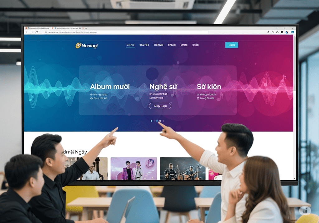 Các dự án website nghe nhạc chuyên nghiệp đã được triển khai thành công