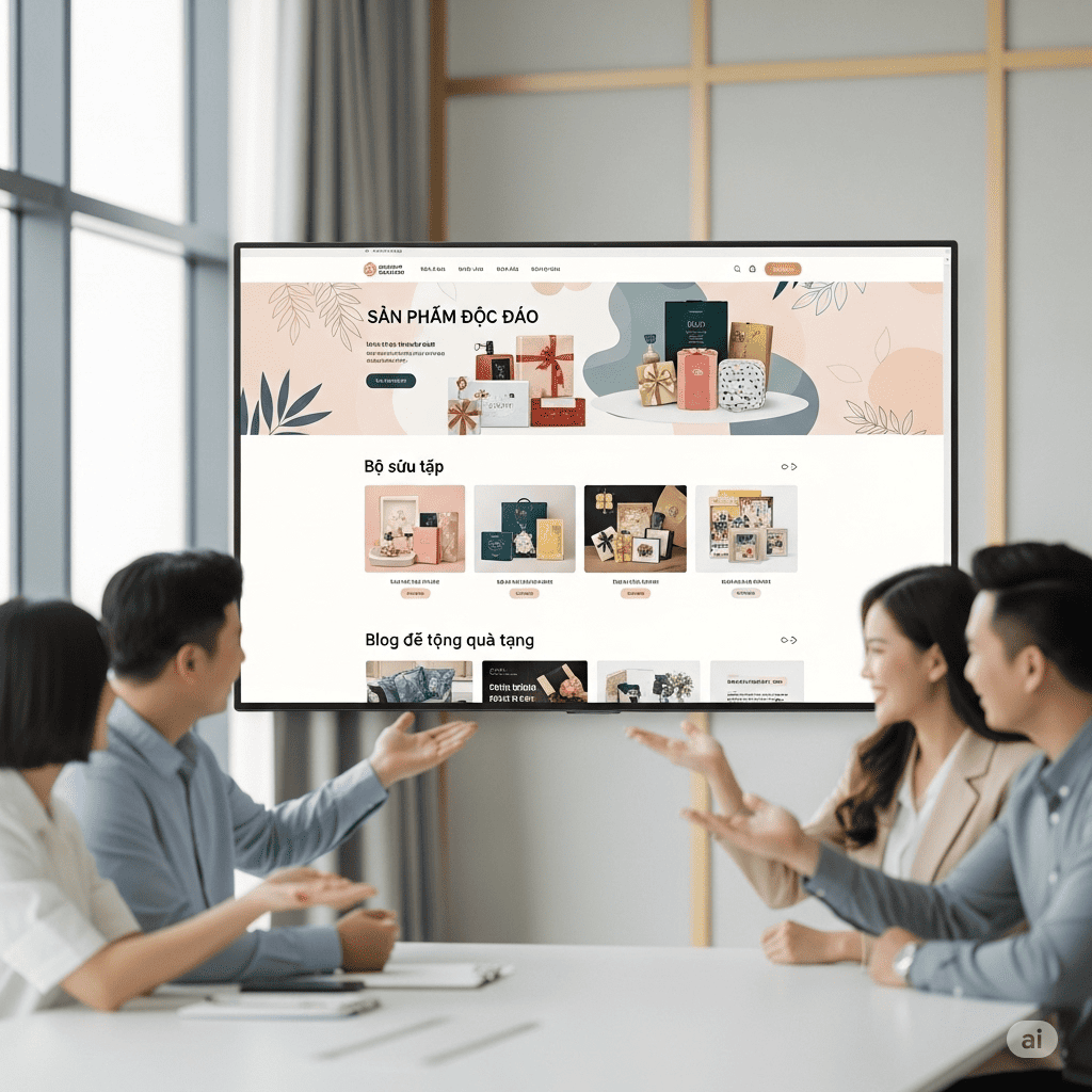 Các dự án website quà tặng chuyên nghiệp đã được triển khai thành công
