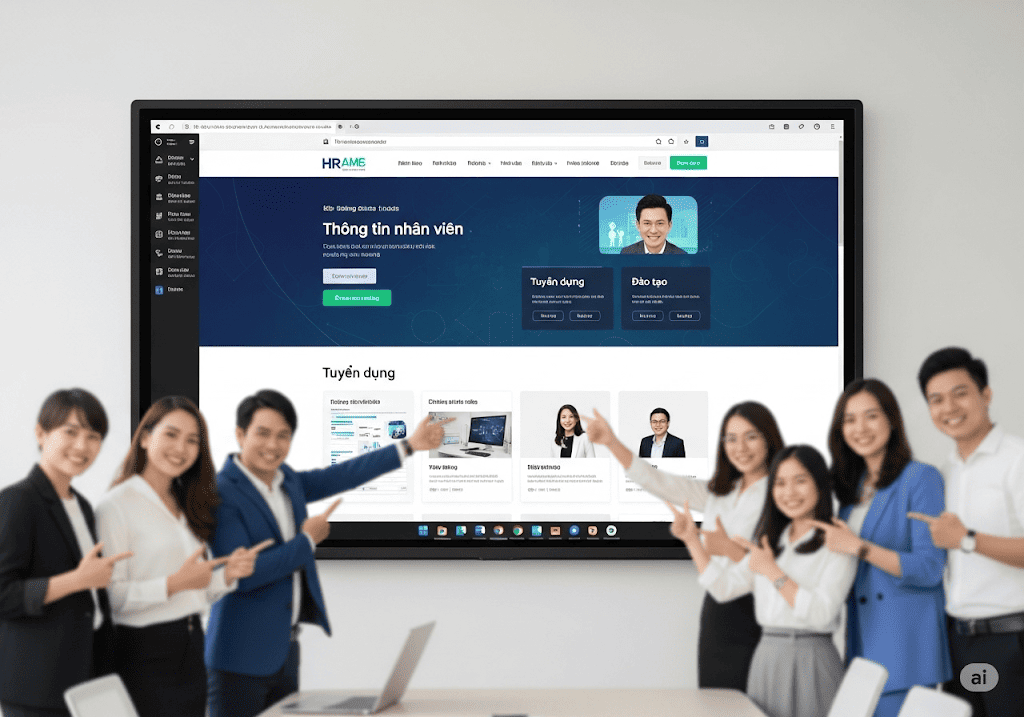 Các dự án website quản lý nhân sự chuyên nghiệp đã được triển khai thành công
