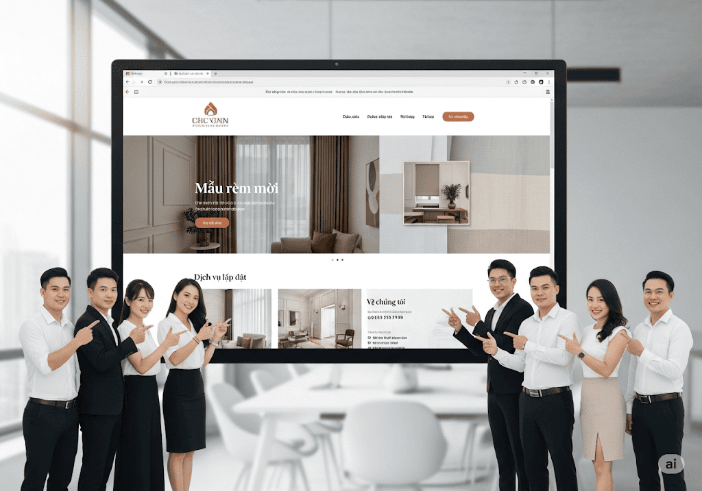 Các dự án website rèm cửa chuyên nghiệp đã được triển khai thành công