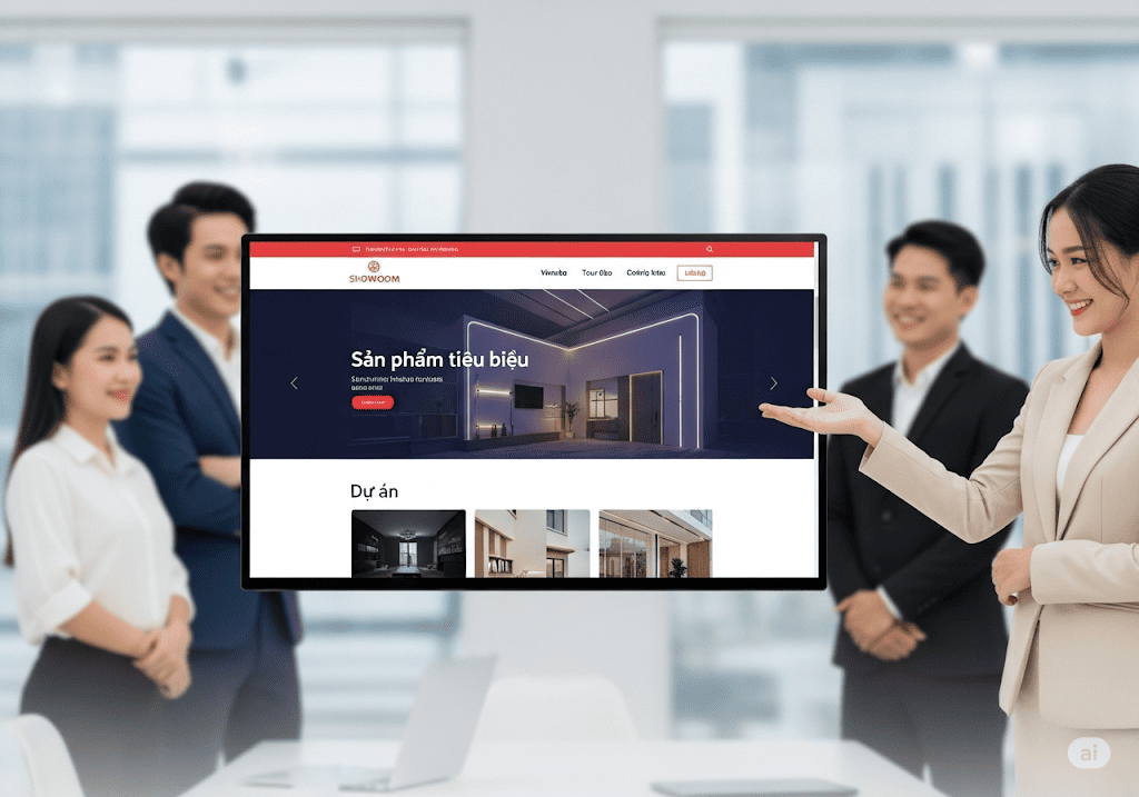 Các dự án website showroom chuyên nghiệp đã được triển khai thành công