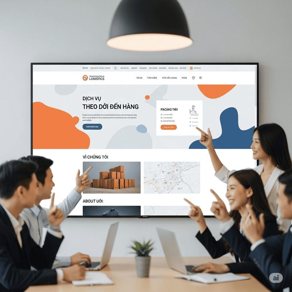Các dự án website vận tải và logistics chuyên nghiệp đã được triển khai thành công