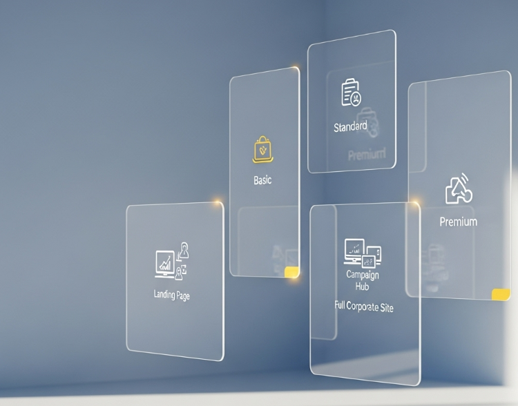 Các gói dịch vụ thiết kế website quảng cáo phù hợp với mọi nhu cầu