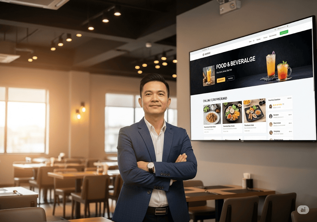 Chủ doanh nghiệp ẩm thực tự tin khởi đầu hành trình kinh doanh online thành công