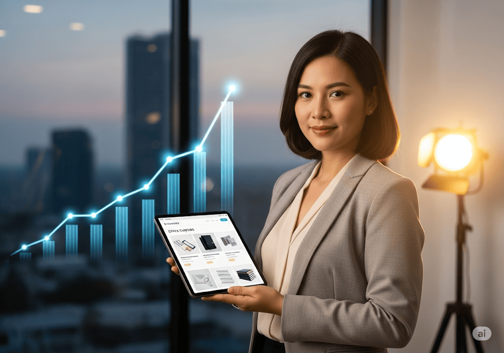 Chủ doanh nghiệp văn phòng phẩm sẵn sàng nâng tầm kinh doanh với giải pháp số