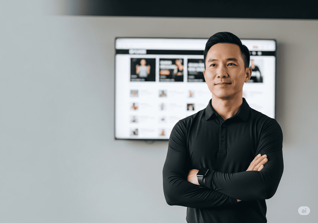 Chủ phòng tập gym tự tin khởi đầu hành trình kinh doanh online thành công