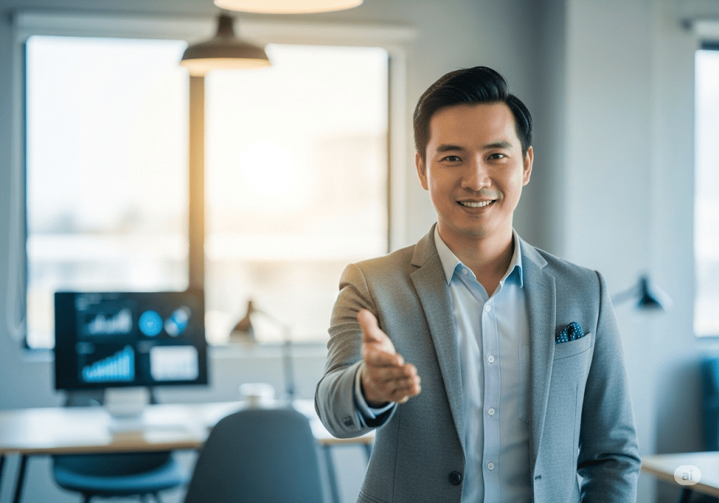 Chuyên gia Việt Nam mời gọi hành động, bắt đầu hành trình kinh doanh bánh kẹo online thành công