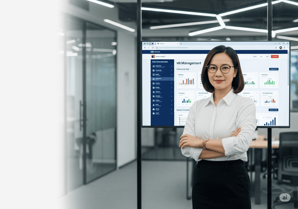 Chuyên gia nhân sự tự tin tối ưu hóa quản lý với website chuyên nghiệp