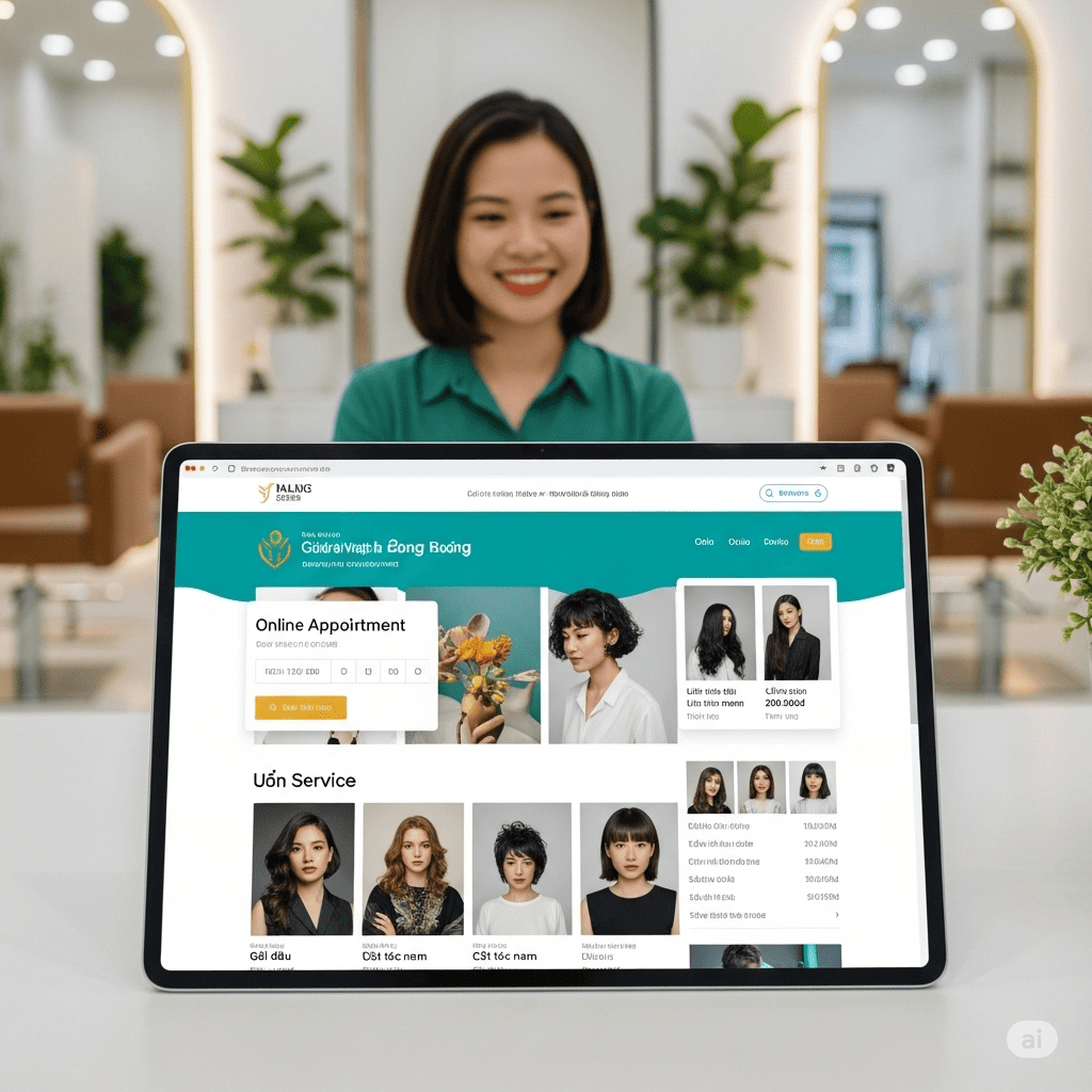 Giải pháp thiết kế website salon chuyên nghiệp trên nền tảng WordPress