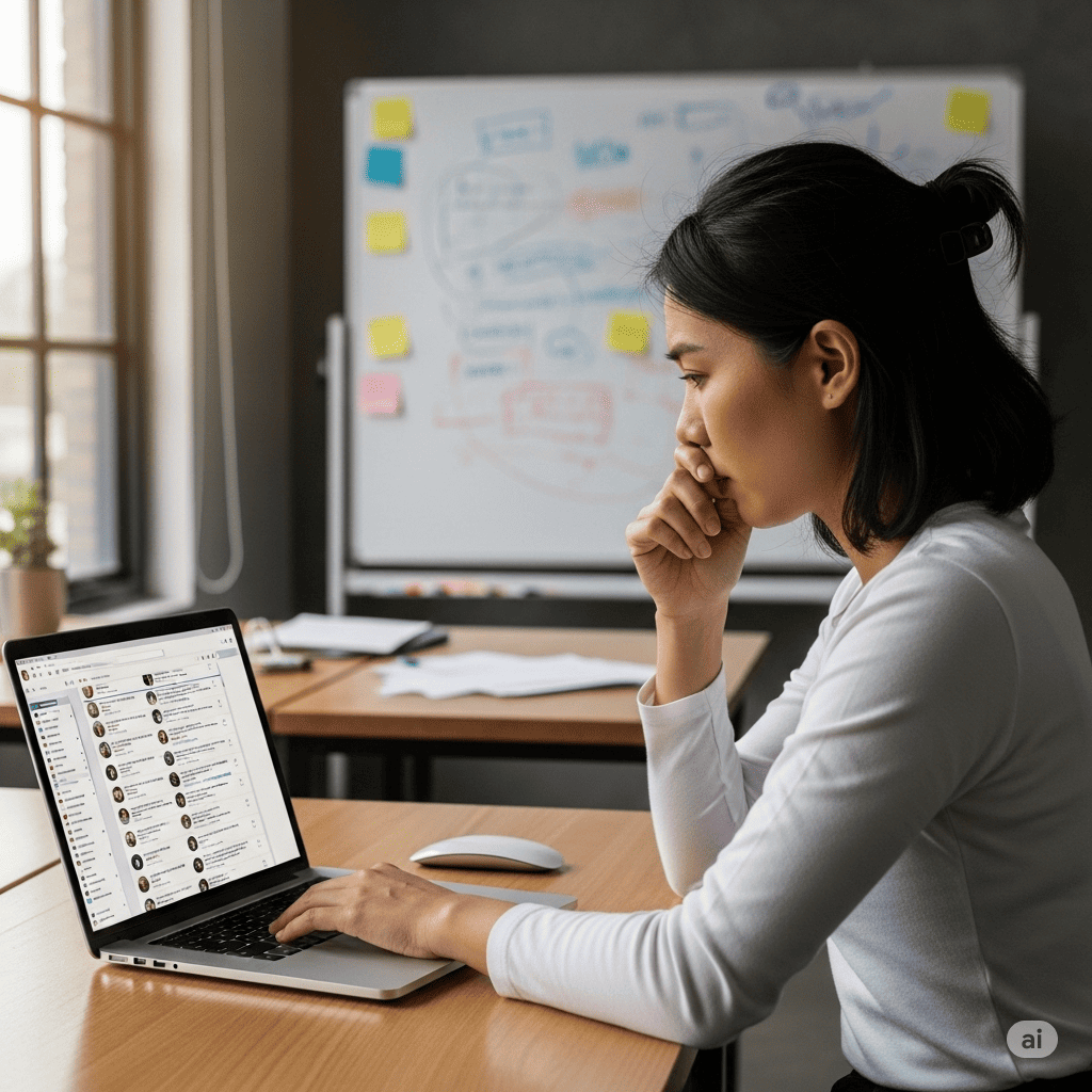 Hình ảnh chủ startup đang gặp khó khăn khi xây dựng nền tảng hẹn hò, cộng đồng trực tuyến