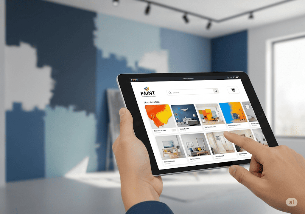 Hình ảnh minh họa thiết kế website bán sơn WordPress chuyên nghiệp - tối ưu doanh số