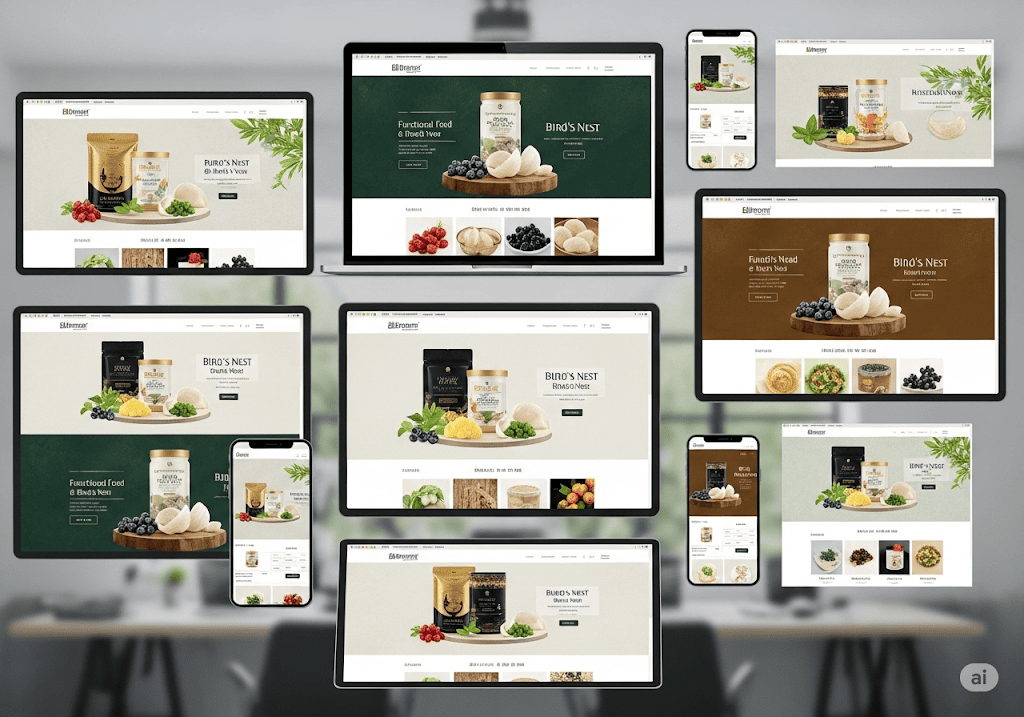 Nâng Tầm Thương Hiệu Với Các Dự Án Website Thực Phẩm Chức Năng Đã Triển Khai