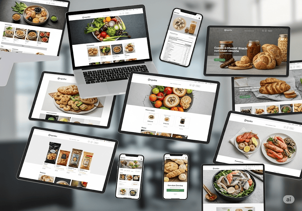 Nâng Tầm Thương Hiệu Với Các Dự Án Website Thực Phẩm Đã Triển Khai