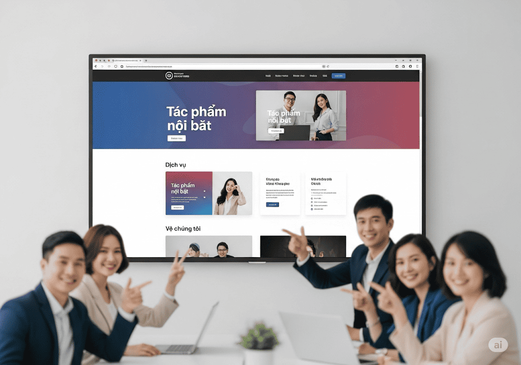 Nâng Tầm Uy Tín Với Các Dự Án Website Studio Đã Triển Khai