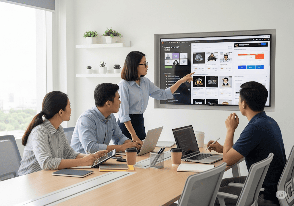 Quy Trình Thiết Kế Website Bán Acc Game Chuyên Nghiệp Của Chúng Tôi