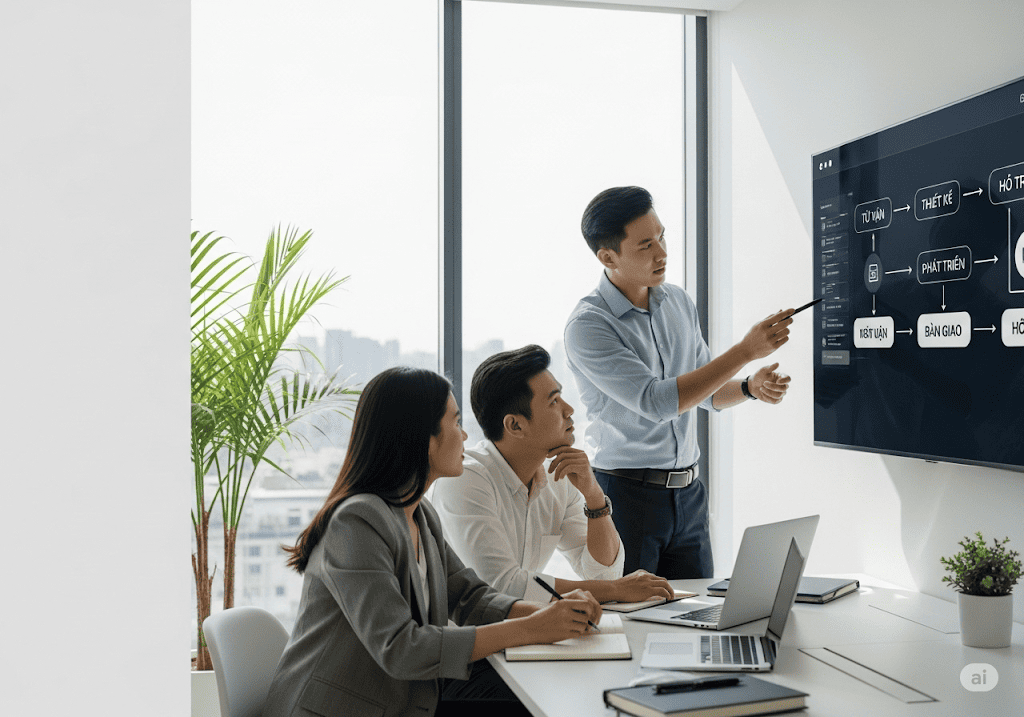 Quy trình thiết kế website fitness chuyên nghiệp của chúng tôi