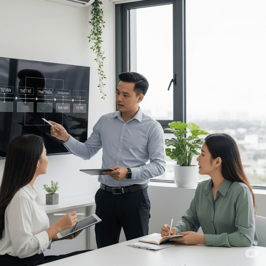 Quy trình thiết kế website quà tặng chuyên nghiệp của chúng tôi