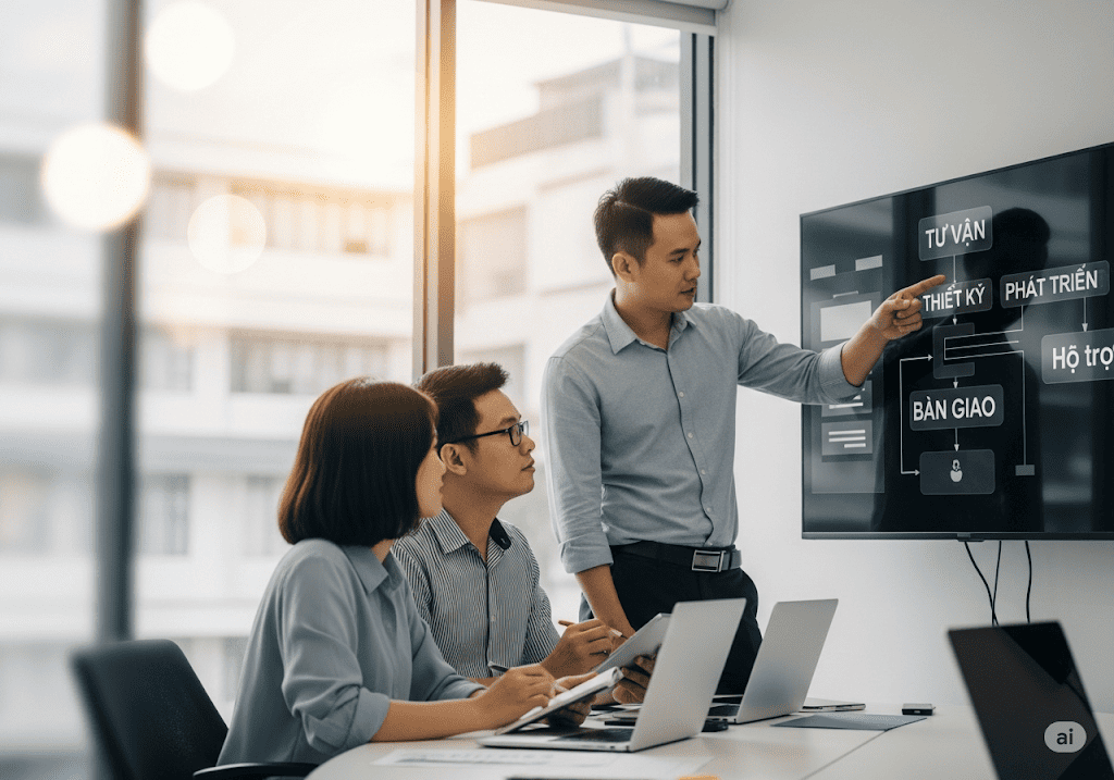 Quy trình thiết kế website quản lý nhân sự chuyên nghiệp của chúng tôi