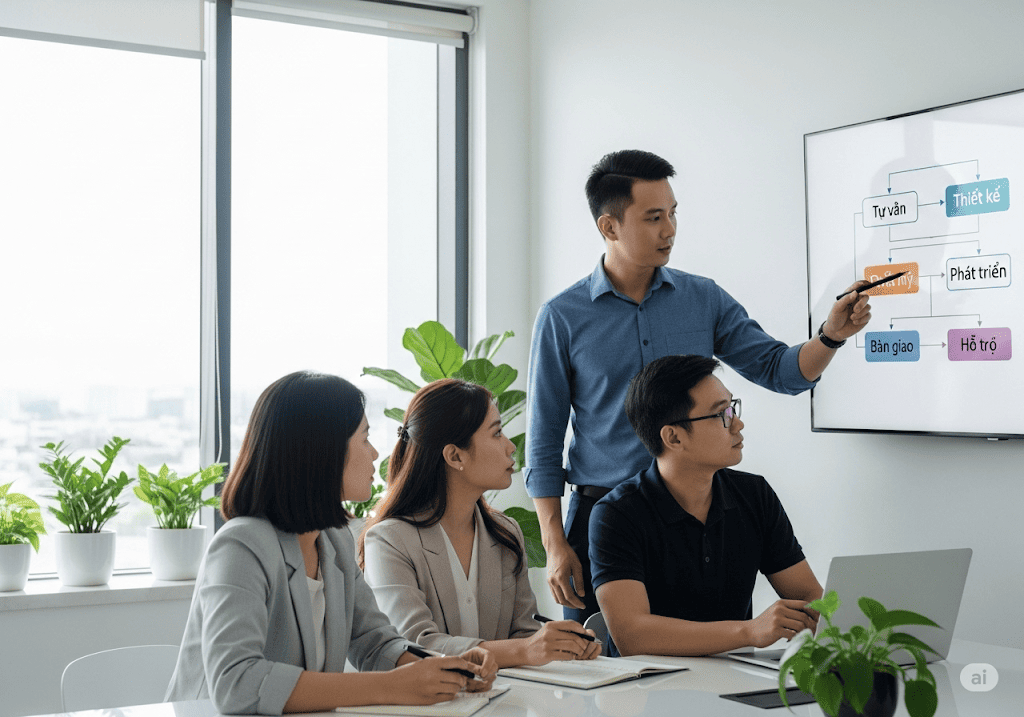 Quy trình thiết kế website showroom chuyên nghiệp của chúng tôi