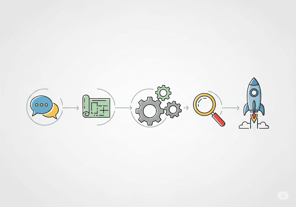 Quy trình thiết kế website văn phòng phẩm chuyên nghiệp từ tư vấn đến bàn giao