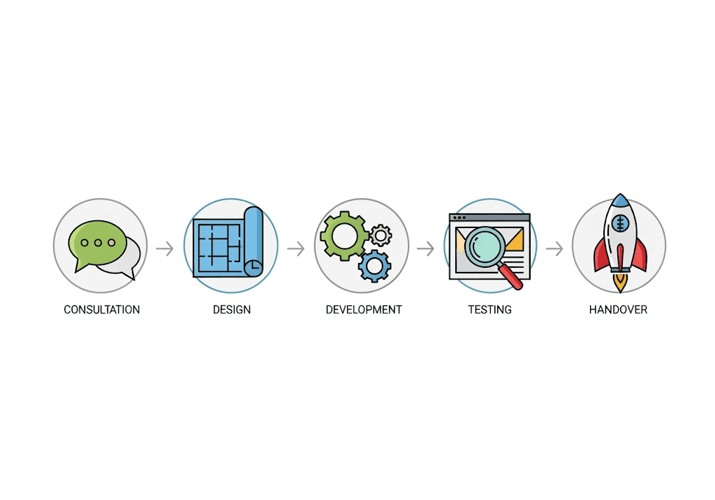 Quy trình thiết kế website xem bóng đá chuyên nghiệp từ tư vấn đến bàn giao