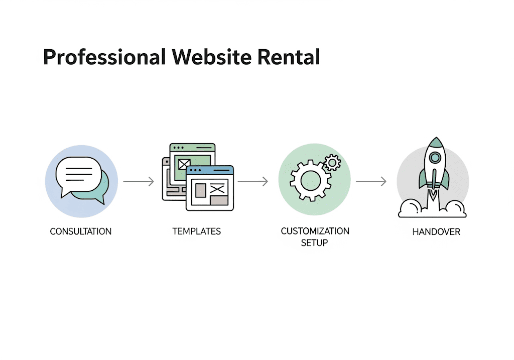 Quy trình thuê website bán hàng đơn giản, nhanh chóng