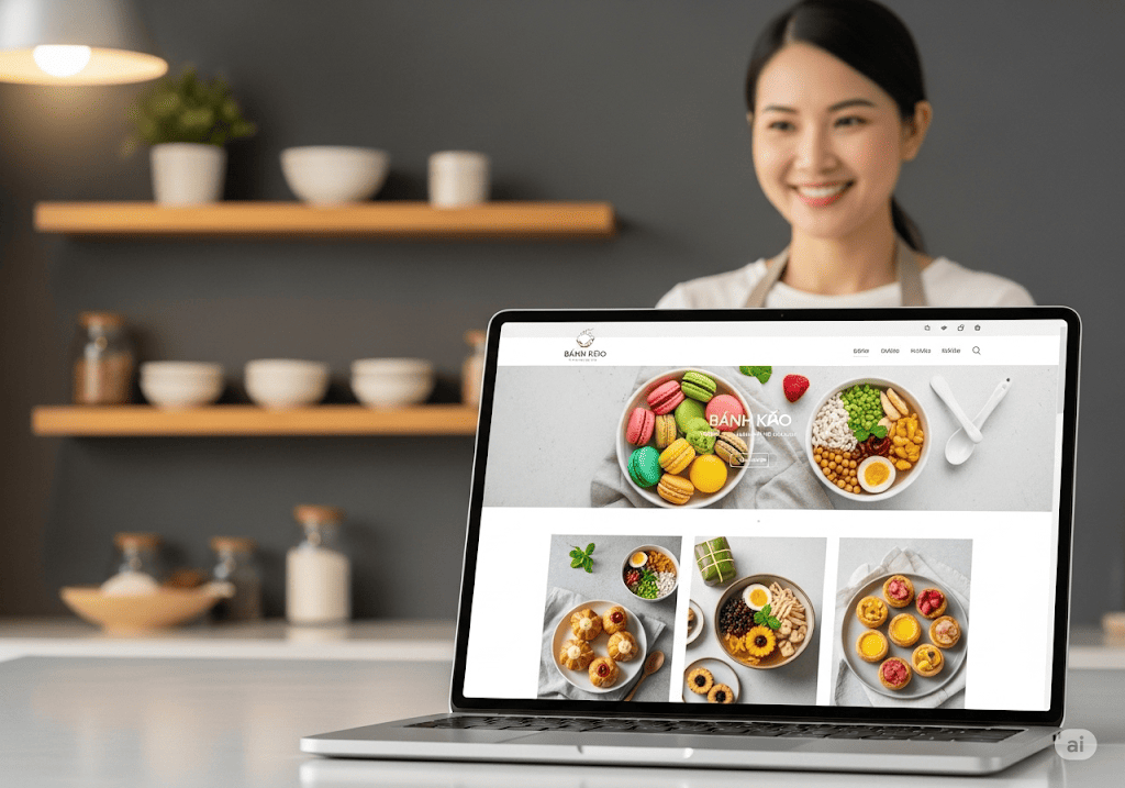 Website bánh kẹo WordPress chuyên nghiệp hiển thị sản phẩm hấp dẫn, giải pháp kinh doanh online hiệu quả