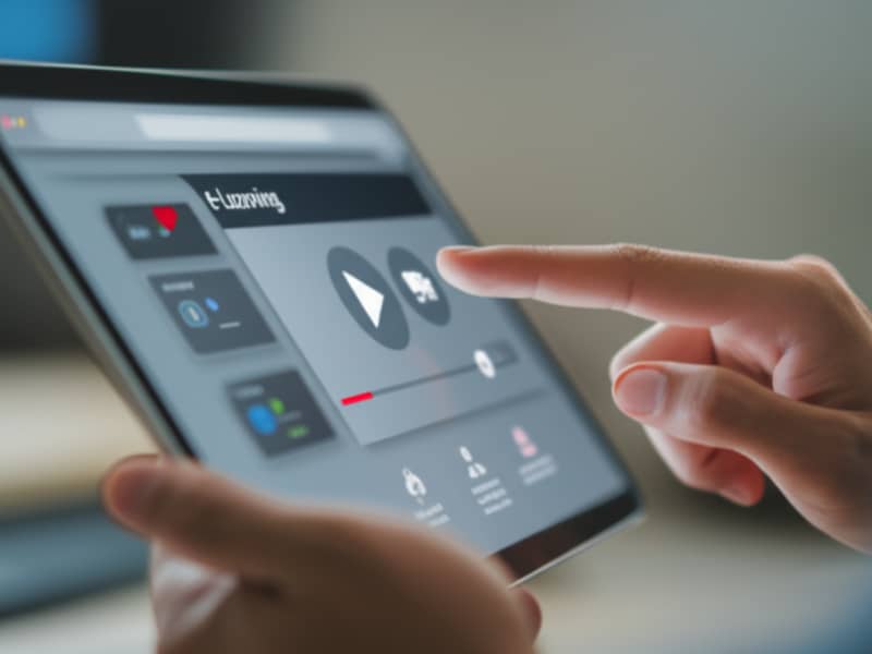 Giao diện website dạy học trực tuyến với các tính năng cần thiết và thân thiện người dùng.