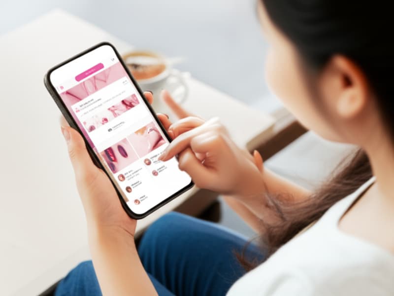 Khách hàng Việt Nam dễ dàng đặt lịch và xem mẫu nail trên website tiệm nail.