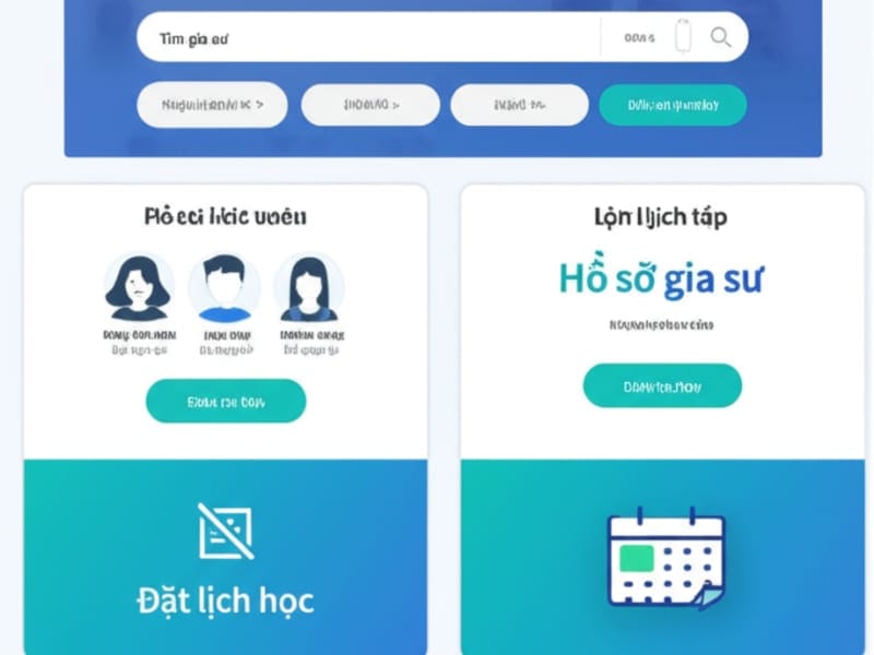 Các tính năng quan trọng cần có trên một website trung tâm gia sư hiệu quả
