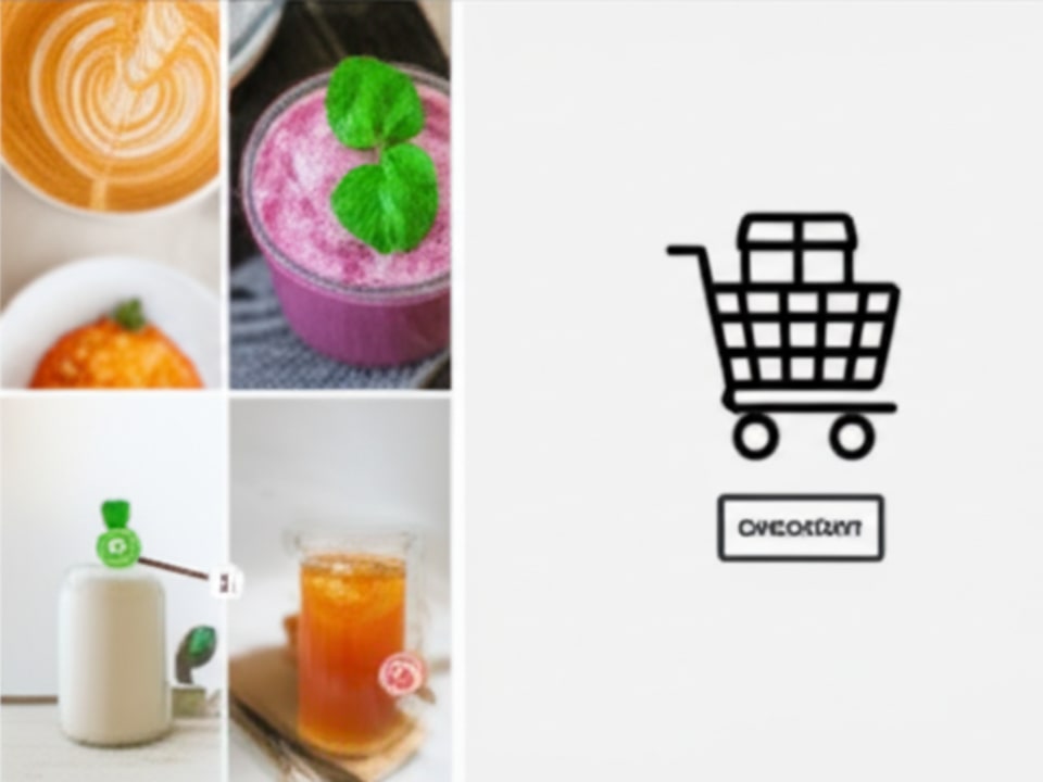 Các tính năng cần thiết trên website đồ uống WordPress, bao gồm giỏ hàng và hiển thị sản phẩm.