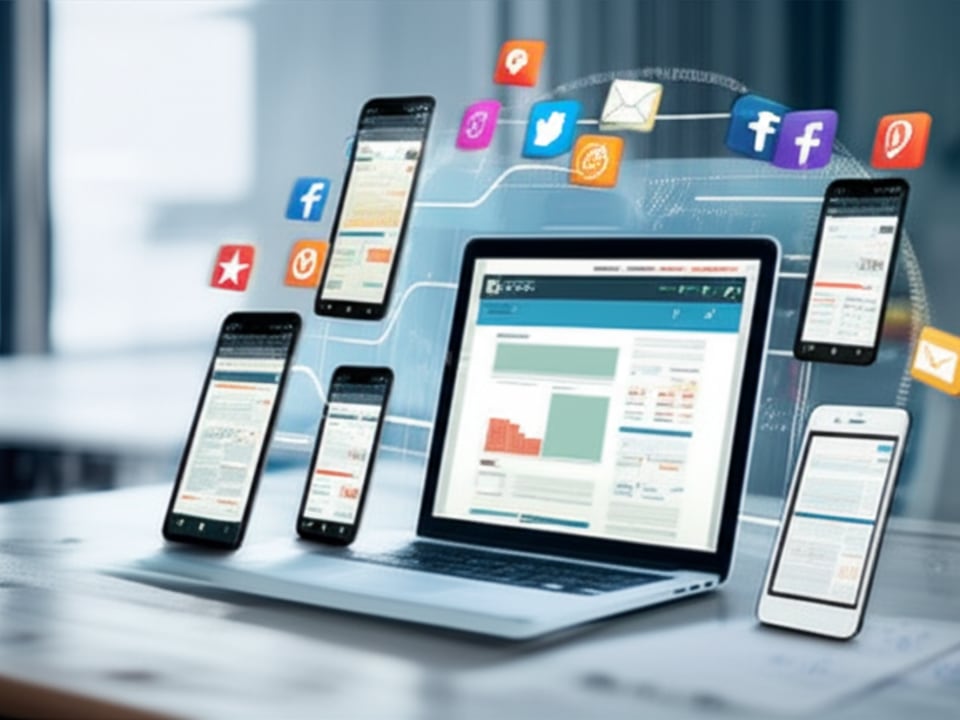 Hình ảnh minh họa ứng dụng mô hình truyền thông vào chiến lược digital marketing.