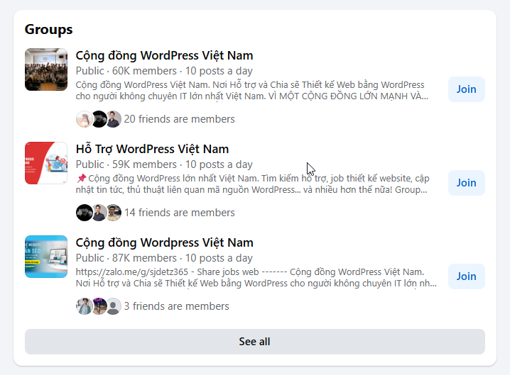 Tham gia cộng đồng và diễn đàn WordPress