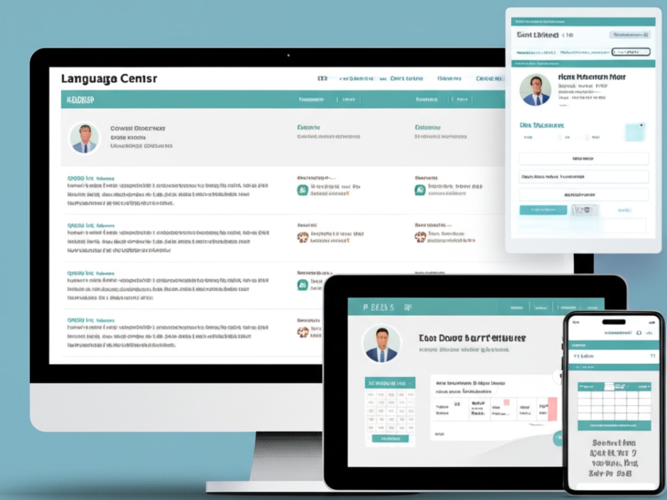 Các tính năng nổi bật của website trung tâm ngoại ngữ: quản lý khóa học, lịch khai giảng, hồ sơ giáo viên, đăng ký online.