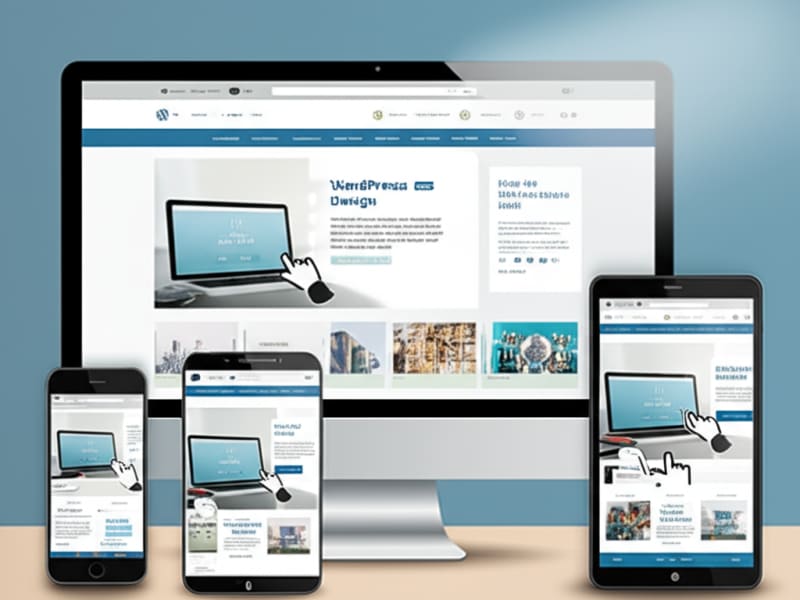 Giao diện website WordPress chuyên nghiệp và thân thiện trên nhiều thiết bị