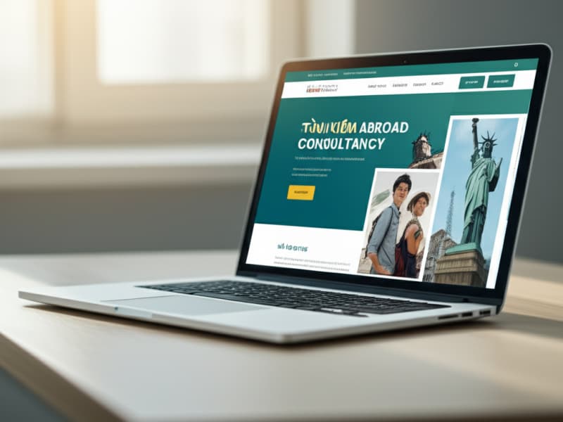 Biểu tượng minh họa các lợi ích vượt trội của website du học chuyên nghiệp, bao gồm tăng trưởng và uy tín.