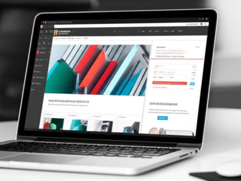 Giao diện website in ấn đẹp và chuyên nghiệp, thu hút khách hàng.