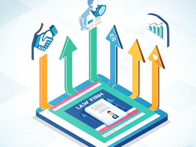 Biểu tượng minh họa các lợi ích vượt trội của website luật chuyên nghiệp