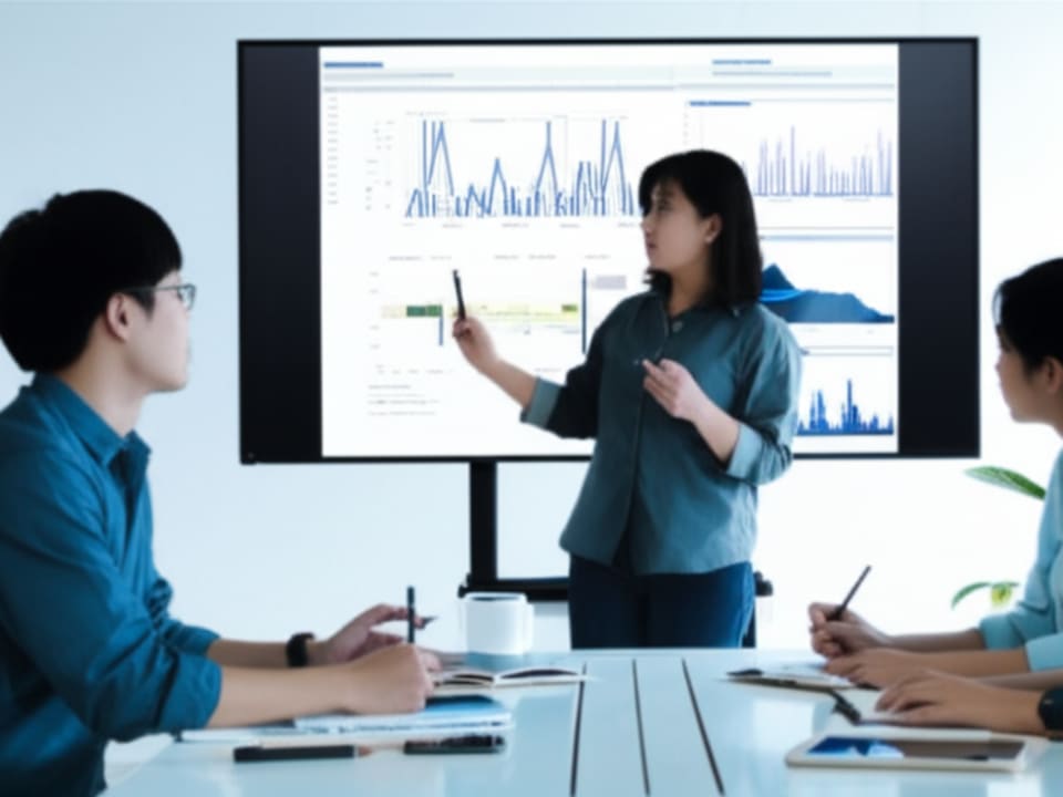 Đội ngũ chuyên gia marketing Việt Nam đang làm việc nhóm, thể hiện sự chuyên nghiệp của TINI TECH.