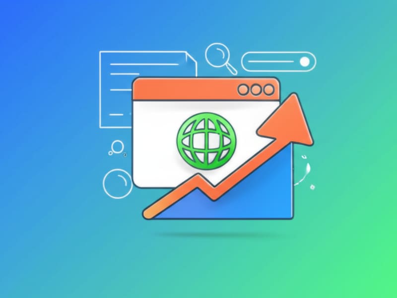 Biểu đồ tăng trưởng và tối ưu SEO giúp website bán khóa học tăng khả năng hiển thị.