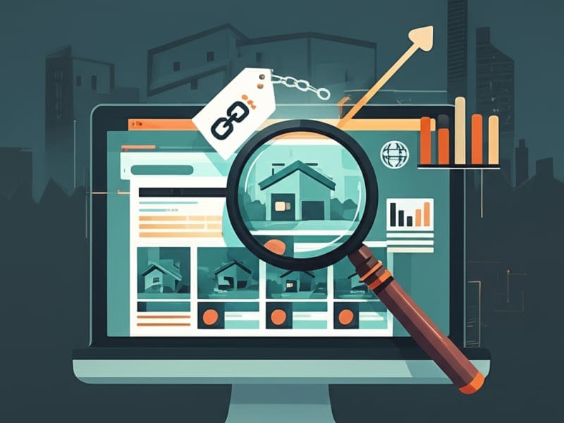 Minh họa tối ưu SEO giúp website bất động sản tăng khả năng hiển thị trên công cụ tìm kiếm