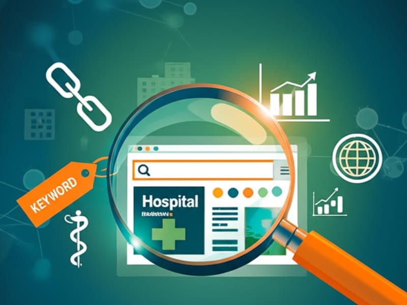 Minh họa tối ưu SEO giúp website bệnh viện tăng khả năng hiển thị trên công cụ tìm kiếm