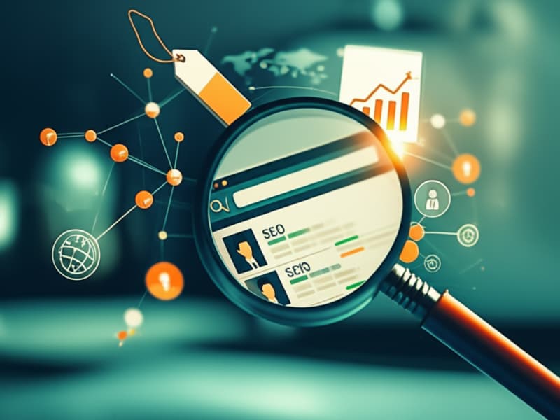 Minh họa tối ưu SEO giúp website cá nhân tăng khả năng hiển thị trên công cụ tìm kiếm.