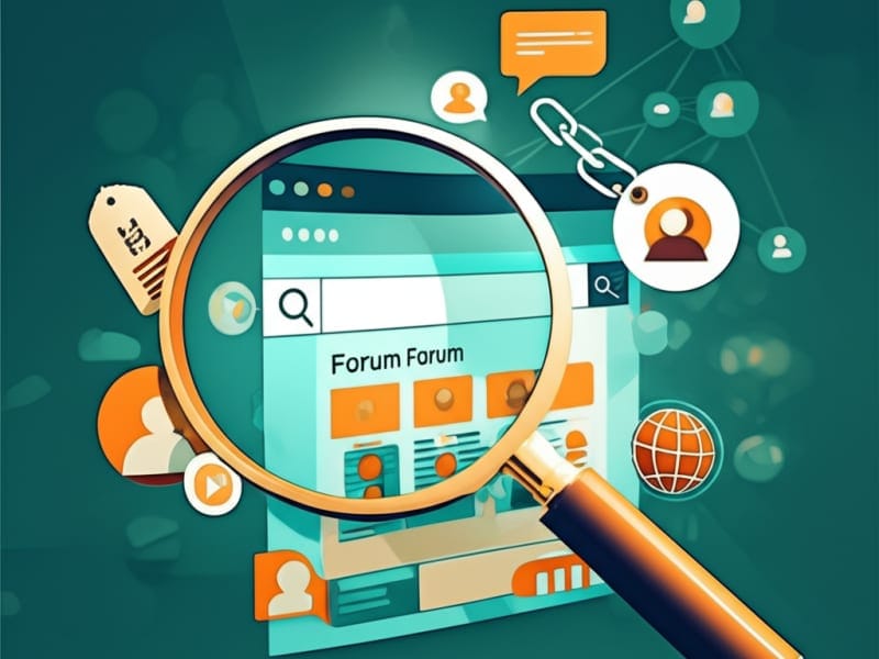 Minh họa tối ưu SEO giúp website diễn đàn tăng khả năng hiển thị trên công cụ tìm kiếm, thu hút thành viên mới.