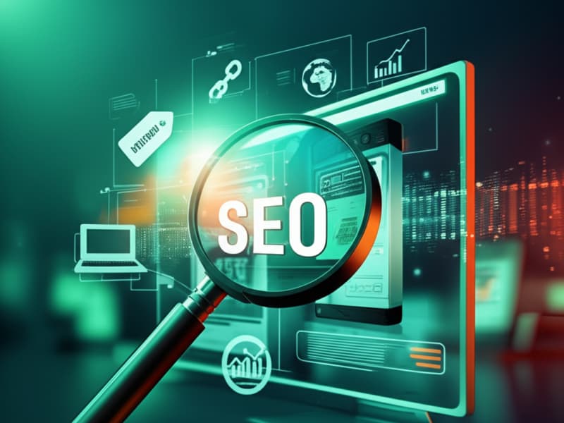 Minh họa tối ưu SEO giúp website điện máy tăng khả năng hiển thị trên công cụ tìm kiếm
