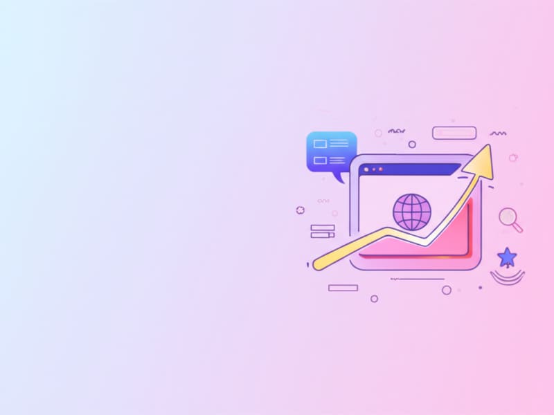 Biểu đồ tăng trưởng và tối ưu SEO giúp website mỹ phẩm tăng khả năng hiển thị.