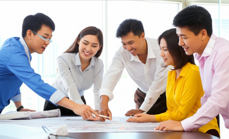 Đội ngũ Tini Tech xây dựng nền tảng vững chắc cho chiến lược kinh doanh.