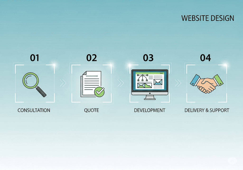 Quy trình thiết kế website rõ ràng, minh bạch từng bước
