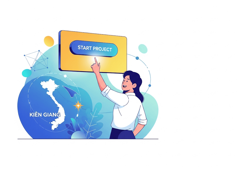 Bắt đầu dự án thiết kế website chuyên nghiệp tại Kiên Giang